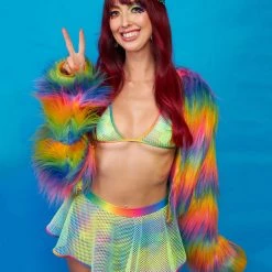 New Arrivals Roma Happy Pride Mesh Mini Skirt 9 New Arrivals Roma Happy Pride Mesh Mini Skirt