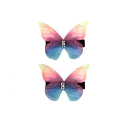 Western Fashion Rainbow Butterfly Hair Clips