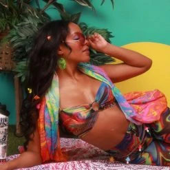 One By One Apparel Groovy Gal Crop Top