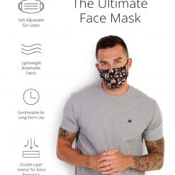 INTO THE AM Rainbow Tie-Dye Face Mask