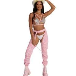 Hot & Delicious Black Bead Paisley Frenzy Speed Clasp Chaps Clothing