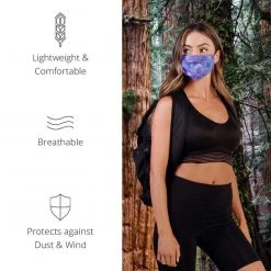 INTO THE AM Masks & Bandanas Paint Splatter White Face Mask V2