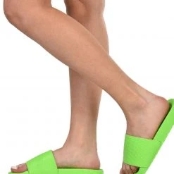 Cape Robin Slithering Snakeskin Slides Shoes