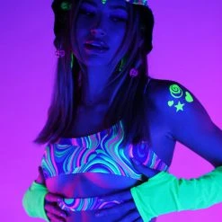 Dippin Daisies Sooo Trippy Underboob Cutout Top