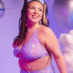 Rolita Couture Lunita X IHR Ultra Violet Rebel Chain Top Clothing 21 Rolita Couture Lunita X IHR Ultra Violet Rebel Chain Top Clothing