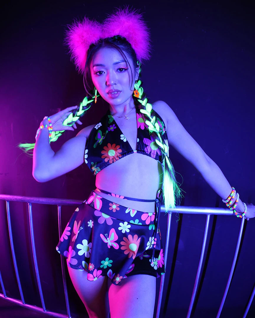 Cherry Mellow, Inc. Groovy Avenue Halter Wrap Top 5 Cherry Mellow, Inc. Groovy Avenue Halter Wrap Top