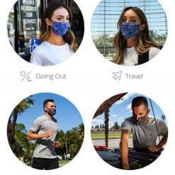 INTO THE AM Masks & Bandanas Constellations Adjustable Face Mask 12 INTO THE AM Masks & Bandanas Constellations Adjustable Face Mask