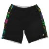 INTO THE AM Bottoms Neon Trees Side Print Shorts