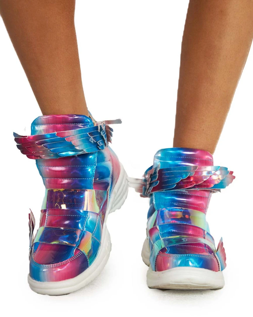 Shoes ESQAPE Angel Tears Holo High-Cut Boots 3 Shoes ESQAPE Angel Tears Holo High-Cut Boots