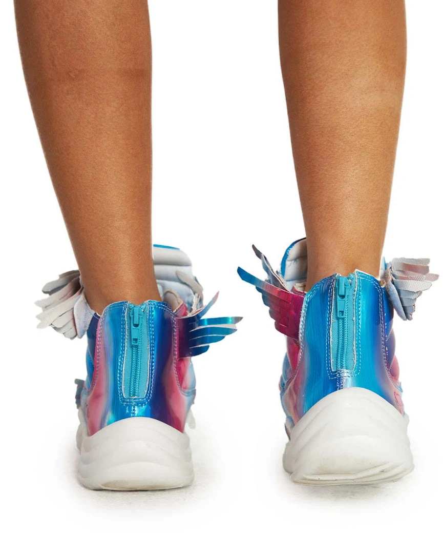 Shoes ESQAPE Angel Tears Holo High-Cut Boots 4 Shoes ESQAPE Angel Tears Holo High-Cut Boots