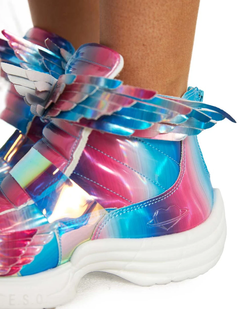 Shoes ESQAPE Angel Tears Holo High-Cut Boots 2 Shoes ESQAPE Angel Tears Holo High-Cut Boots