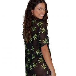OhYes 420 Hunni Weed Mesh Oversized Tee