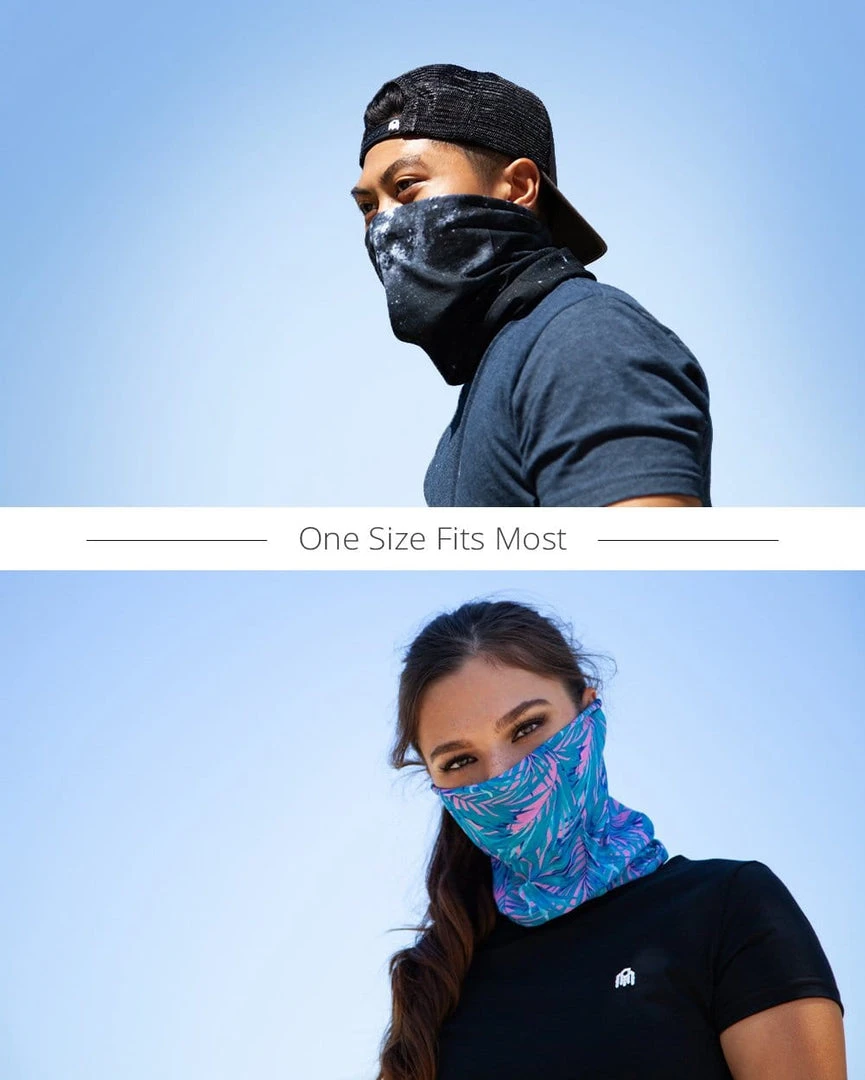 INTO THE AM Masks & Bandanas Clear Day Blue Seamless Mask Bandana 5 INTO THE AM Masks & Bandanas Clear Day Blue Seamless Mask Bandana