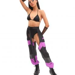 Hot & Delicious Black Bead Cue The Applause Speed Clasp Chaps 18 Hot & Delicious Black Bead Cue The Applause Speed Clasp Chaps