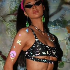 Dippin Daisies New Arrivals Alien Alert Reflective Underboob Top 16 Dippin Daisies New Arrivals Alien Alert Reflective Underboob Top