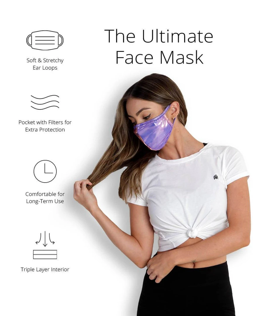 One By One Apparel Miss Cosmic Filtered Face Mask 5 One By One Apparel Miss Cosmic Filtered Face Mask