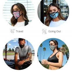 One By One Apparel Masks & Bandanas Like Totally Y2K Filtered Face Mask