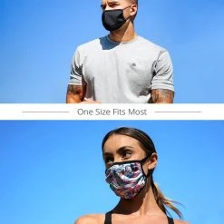 One By One Apparel Masks & Bandanas Like Totally Y2K Filtered Face Mask