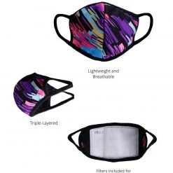 One By One Apparel Masks & Bandanas Like Totally Y2K Filtered Face Mask