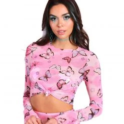 Cherry Mellow, Inc. A Beautiful Fleeting Moment Mesh Long Sleeve Top 12 Cherry Mellow, Inc. A Beautiful Fleeting Moment Mesh Long Sleeve Top