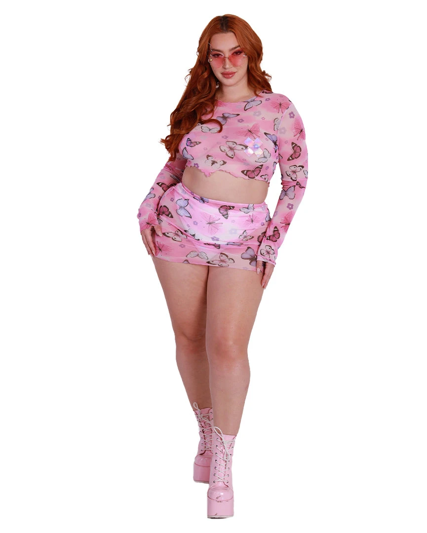 Cherry Mellow, Inc. A Beautiful Fleeting Moment Mesh Long Sleeve Top 8 Cherry Mellow, Inc. A Beautiful Fleeting Moment Mesh Long Sleeve Top