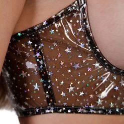 OhYes Clothing Sky Full Of Stars PVC Underboob Corset