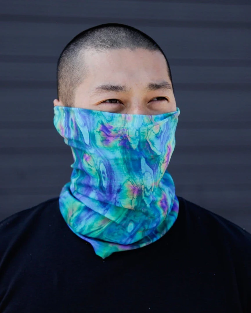 INTO THE AM Acid Lagoon Seamless Mask Bandana 3 INTO THE AM Acid Lagoon Seamless Mask Bandana