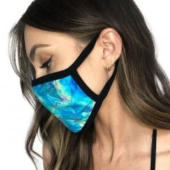 INTO THE AM Masks & Bandanas Acid Lagoon Face Mask 7 INTO THE AM Masks & Bandanas Acid Lagoon Face Mask