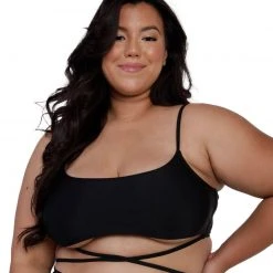 Dippin Daisies Act Up Wrap Around Crop Top