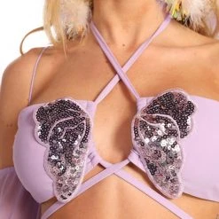 OhYes New Arrivals Airy Fairy Butterfly Halter Tie Top