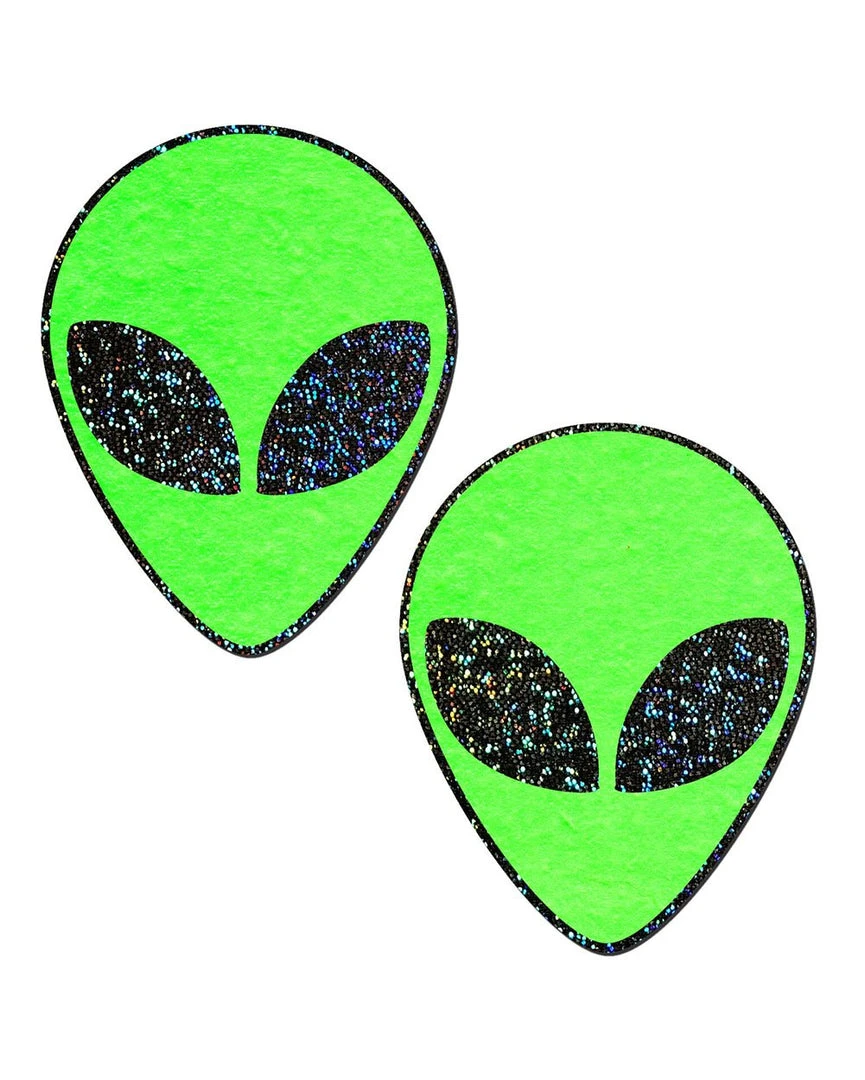 Accessories Pastease Glitter Glow In The Dark Alien Pasties 1 Accessories Pastease Glitter Glow In The Dark Alien Pasties