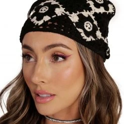Ana Accessories Always Smiling Crochet Bandana