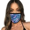 INTO THE AM Masks & Bandanas Aquatic Jungle Face Mask
