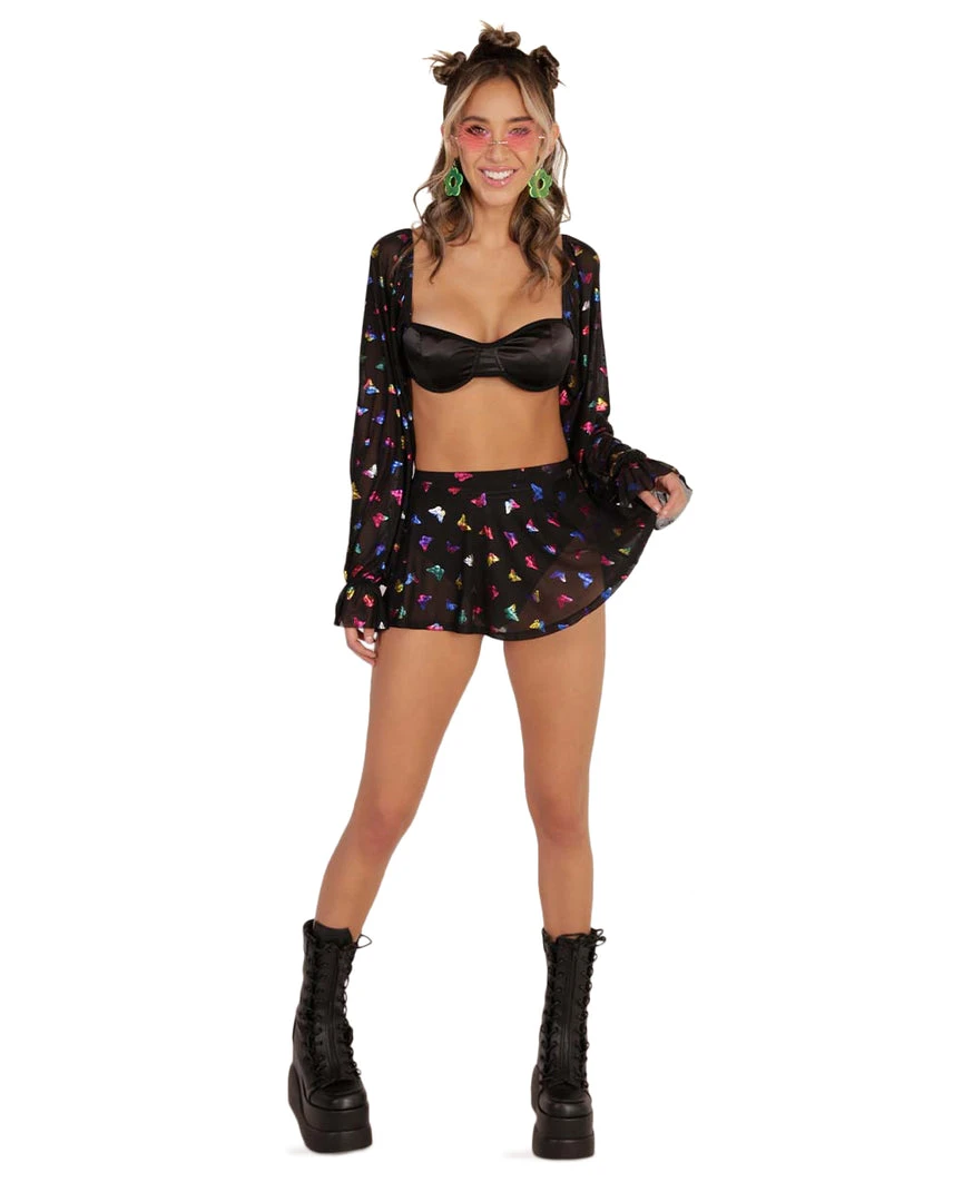 OhYes BB Ur So Fly Flowy Mesh Skirt 3 OhYes BB Ur So Fly Flowy Mesh Skirt