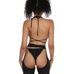 Banjul Badd Bish Energy Rhinestone Bikini Set Dresses & Sets