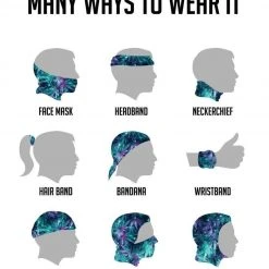 INTO THE AM Masks & Bandanas Sunflower Seamless Mask Bandana