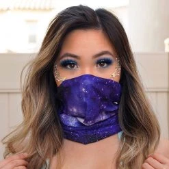 INTO THE AM Masks & Bandanas Stardust Seamless Mask Bandana