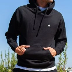 INTO THE AM Men Basic Midweight Hoodie 32 INTO THE AM Men Basic Midweight Hoodie