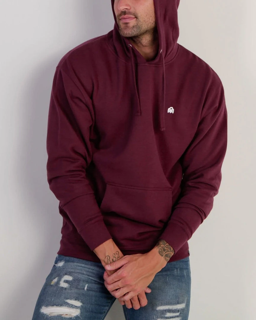 INTO THE AM Men Basic Midweight Hoodie 1 INTO THE AM Men Basic Midweight Hoodie