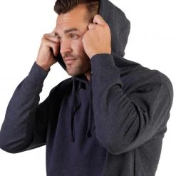 INTO THE AM Men Basic Midweight Hoodie 42 INTO THE AM Men Basic Midweight Hoodie