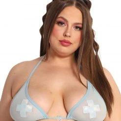 OhYes New Arrivals Bewitching Star Mesh Halter Top