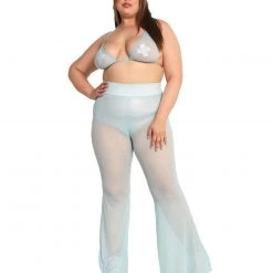 OhYes New Arrivals Bewitching Star Mesh Halter Top