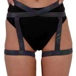 OhYes Bish, I'm Winning Reflective Harness Bottoms