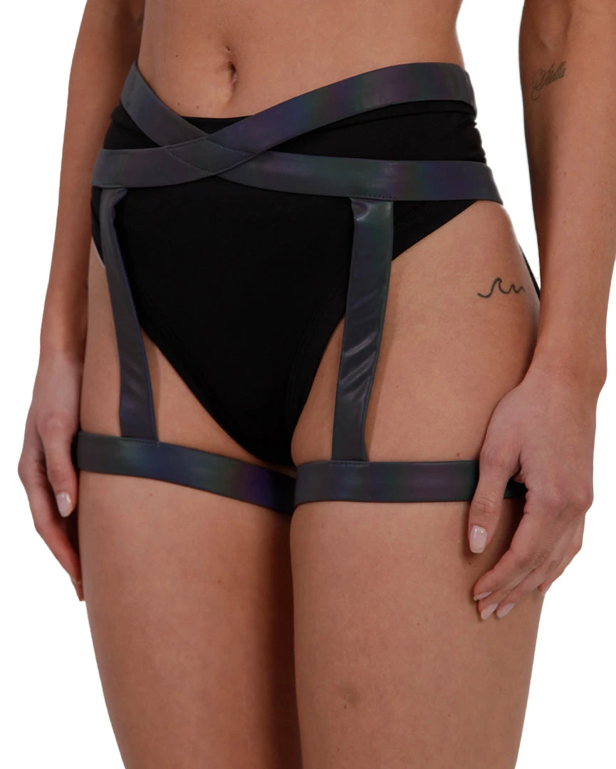 OhYes Bish, I'm Winning Reflective Harness Bottoms 3 OhYes Bish, I'm Winning Reflective Harness Bottoms