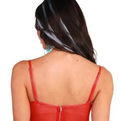 OhYes Clothing Blazing Hot Vinyl Cutout Bralette