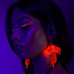 Rolita Couture Drip Mushroom Earrings Accessories