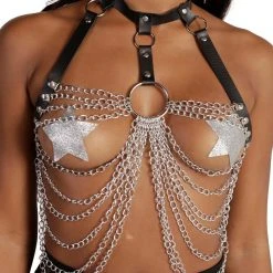 Ana Accessories Boss It Up Babe Chain Top