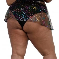 OhYes New Arrivals Star Bright Mesh Mini Skirt