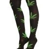 Girly Burn One Weed Knee High Socks