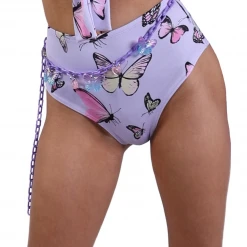 Cherry Mellow, Inc. Clothing Butterfly Groove High Waisted Booty Shorts